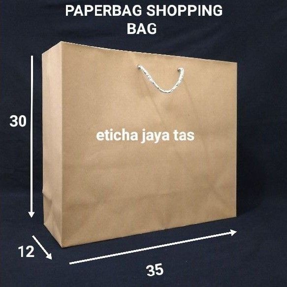 paperbag shopping bag P35xL12xT30