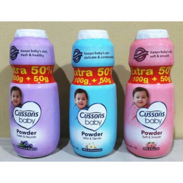 CUSSONS BABY POWDER 100G+30G