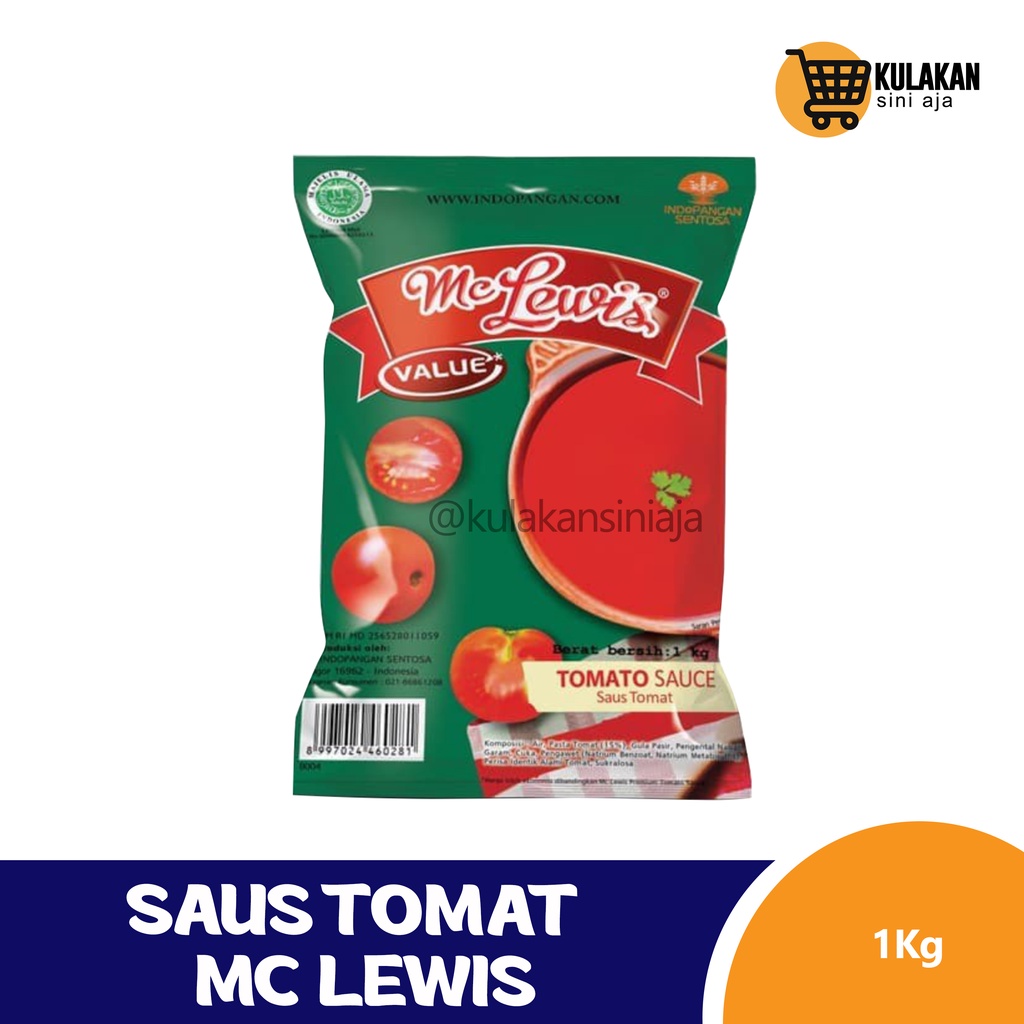 

Saus Tomat 1 Kg Mc Lewis