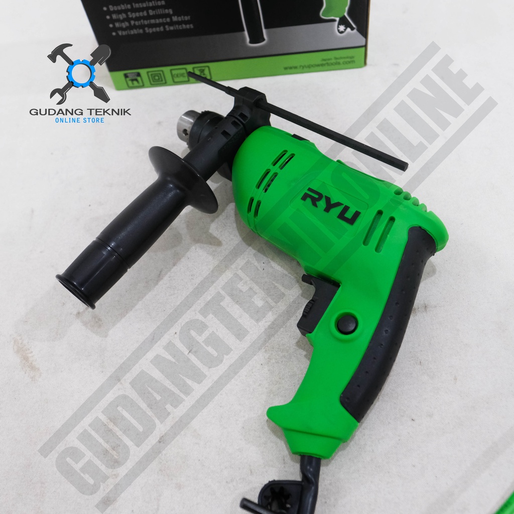 Mesin Bor RYU 13mm / Bor Beton Impact Drill 13 Mm RYU RID 13 1 RE Variable Speed