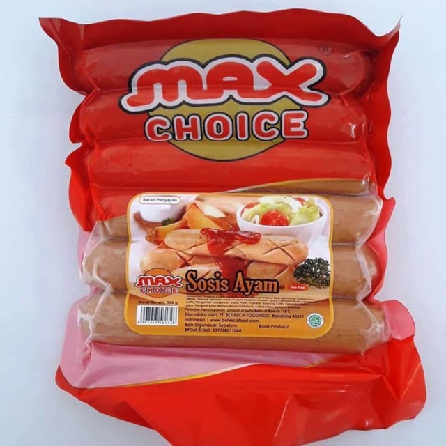 

Maxchoice ayam 6's 500gr