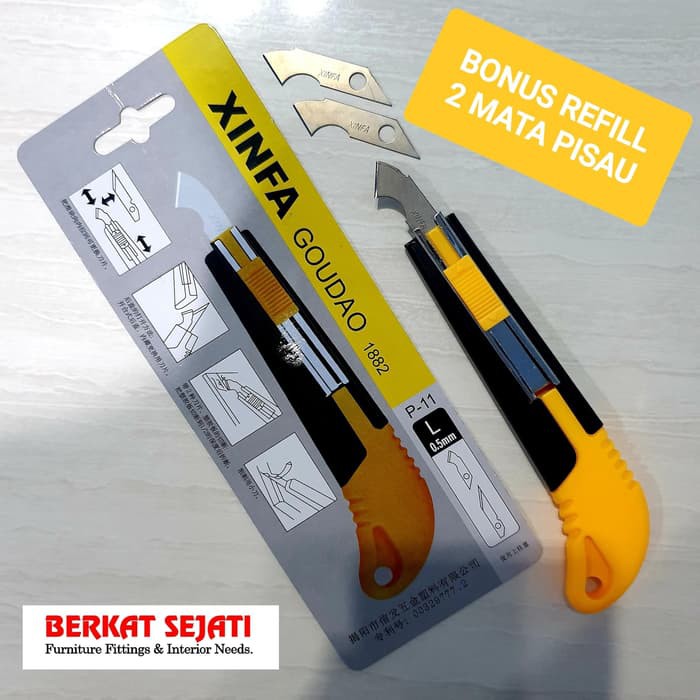 Cutter Pisau Alat Pemotong Potong HPL Taco Sheet Decosheet Supercon