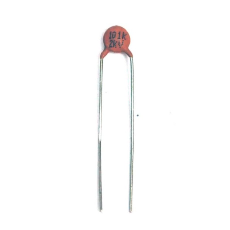 isc Ceramic Capacitor 101K 100pF 2KV K ±10% SL pitch=5mm RoHS Taiwan