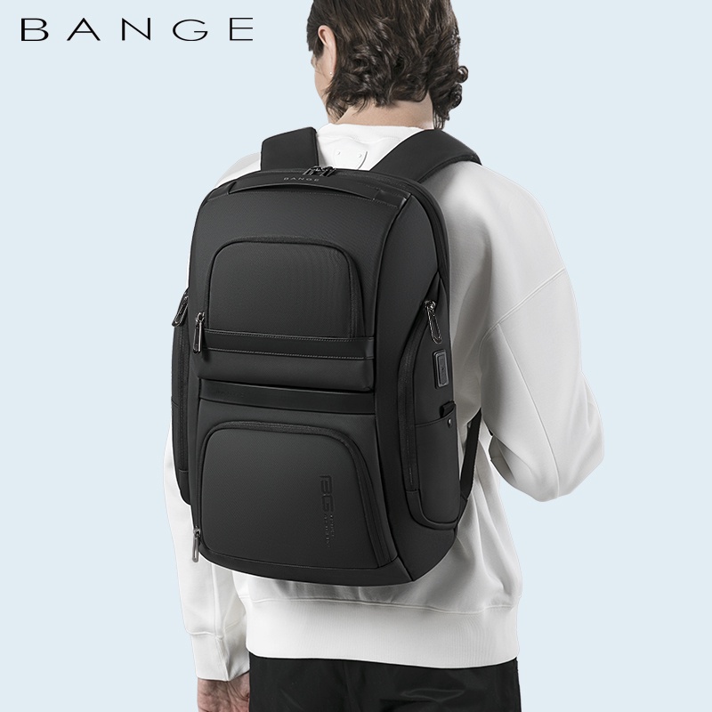 Bange Tas Ransel pria Tas Laptop Kerja Backpack Pria  USB 15.6 Inch BG7268