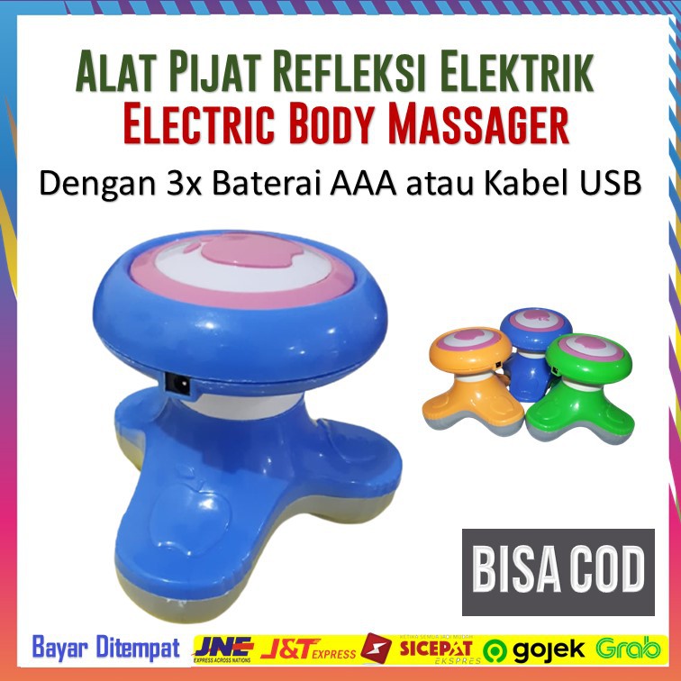 Alat Pijat Refleksi dengan Baterai AAA & USB Cocok Buat Bahu Leher ...