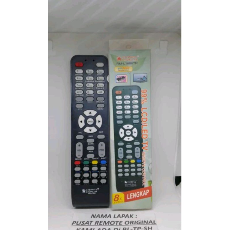 REMOTE REMOT TV POLYTRON LED LCD MULTI UNIVERSAL