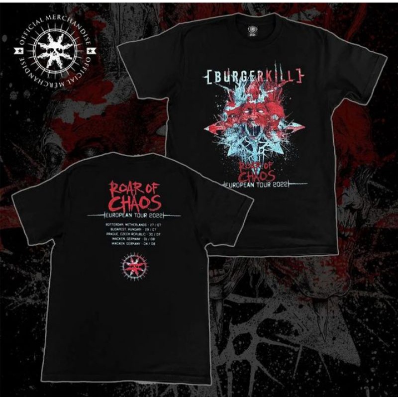 Tshirt Burgerkill Roar of chaos Tour