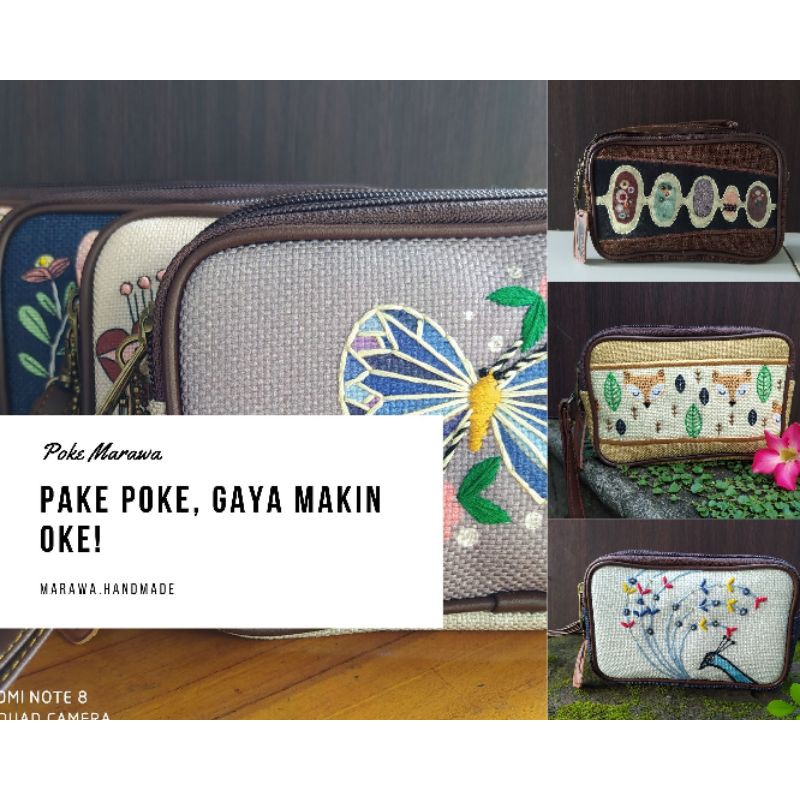 Poke Marawa / Dompet Etnik Marawa / Dompet Handmade