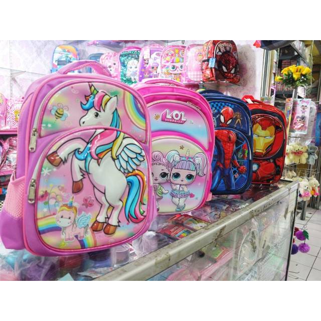 tas karakter anak / tas anak TK / tas karakter ransel anak