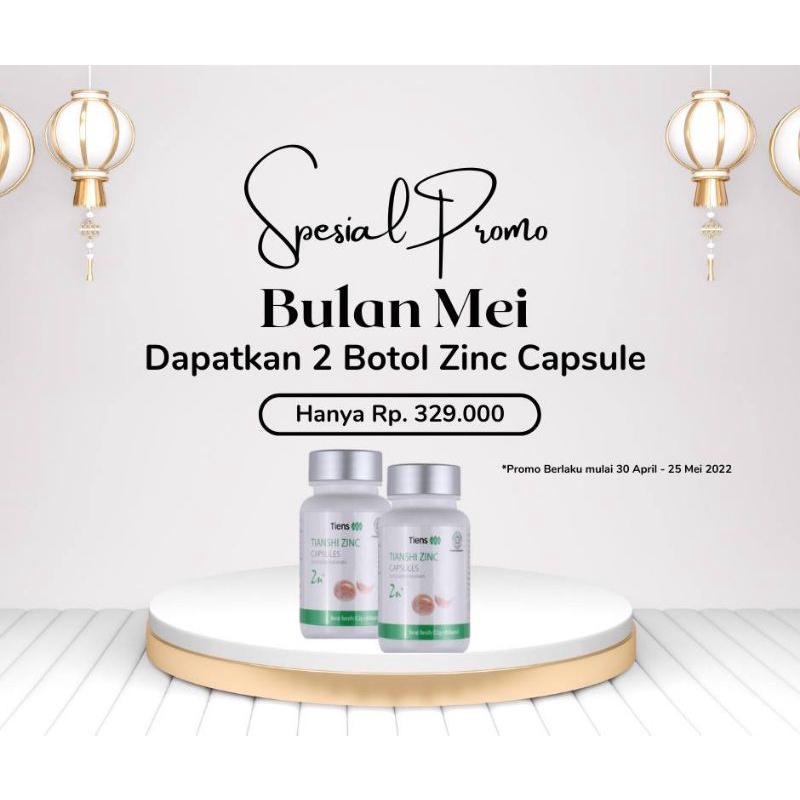 ZINC CAPSULES ORIGINAL TIENS