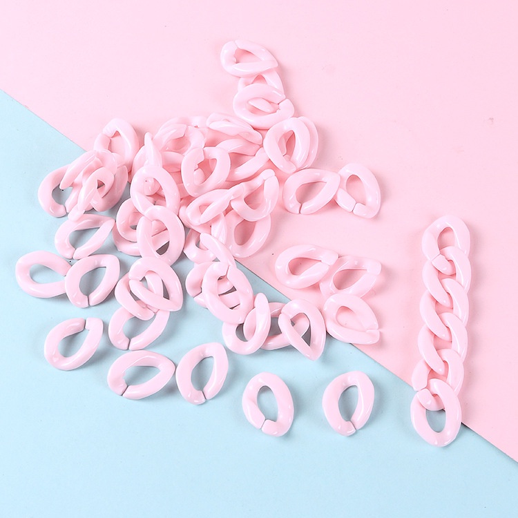 50pcs Cincin Akrilik Macaron 16x22p063 Untuk Dekorasi Diy