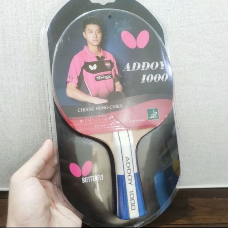 BAT BET TENIS MEJA BUTTERFLY SERI ADDOY 1000 ORI - BET PINGPONG