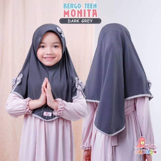 BERGO TEEN MONITA (DARK GREY) MIULAN KIDS
