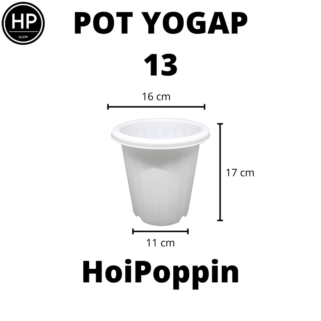 HPP - POT YOGAP 13 - POT TANAMAN - POT HIAS - POT - POT PLASTIK