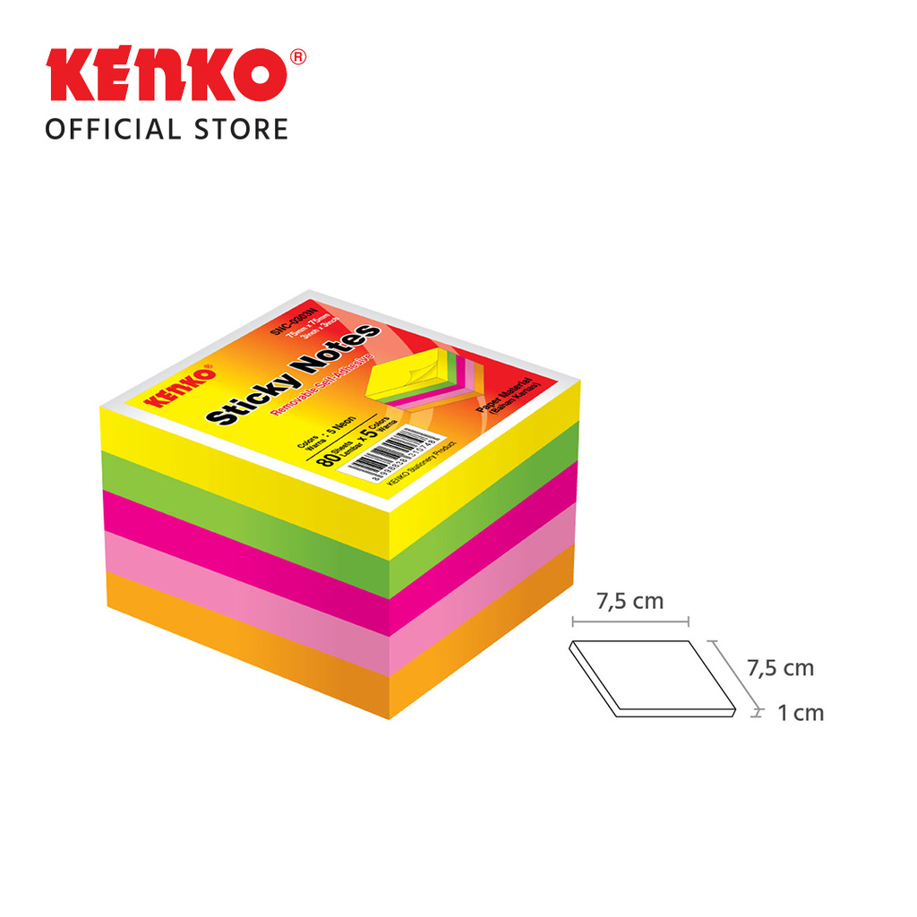 

SOS Sticky Note KENKO/ GASTA SNC-0303 (Neon) / Stick Note/Notes Tempel