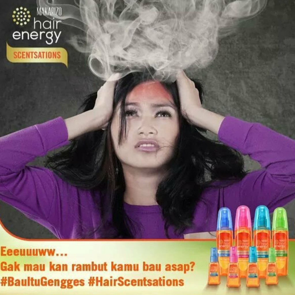 [MURAH] MAKARIZO Hair Energy Scentsations Hair Fragrance 30mL 100mL | Parfum Rambut Mist Perfum-6