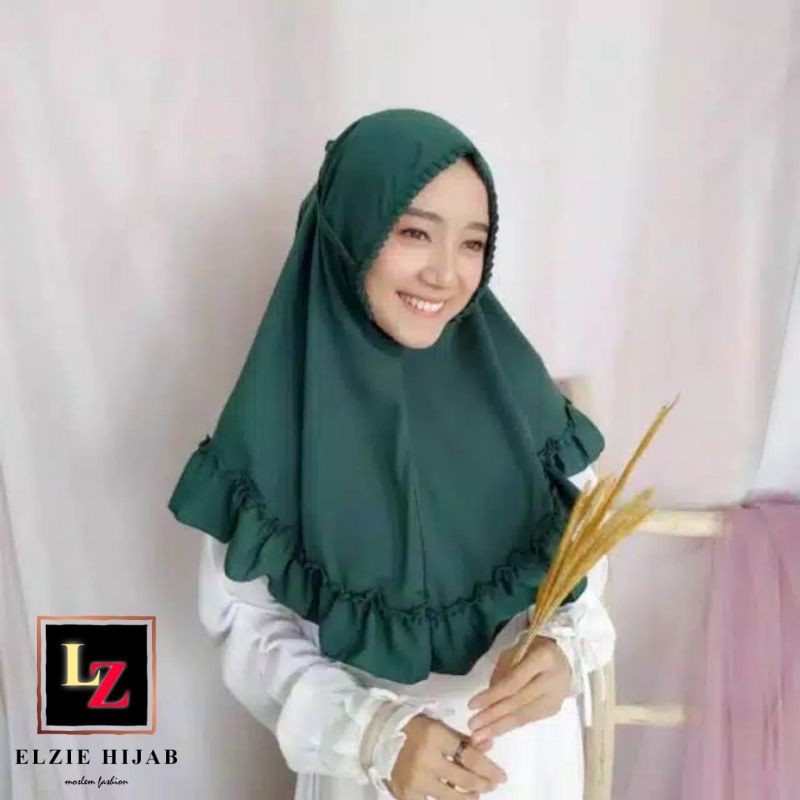 ELZIE HIJAB | HIJAB BERGO REMPEL CANTIK DIAMOND