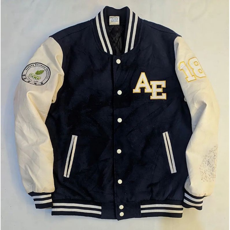 VARSITY UNIV LEATHER SECOND KULIT JERUK