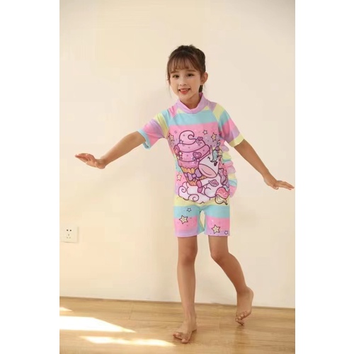 CLEARANCE BAJU RENANG ANAK BAYI CEWEK COWOK KARAKTER ONEPIECE TWOPIECE MURAH UPF50 SPF50 PREMIUM