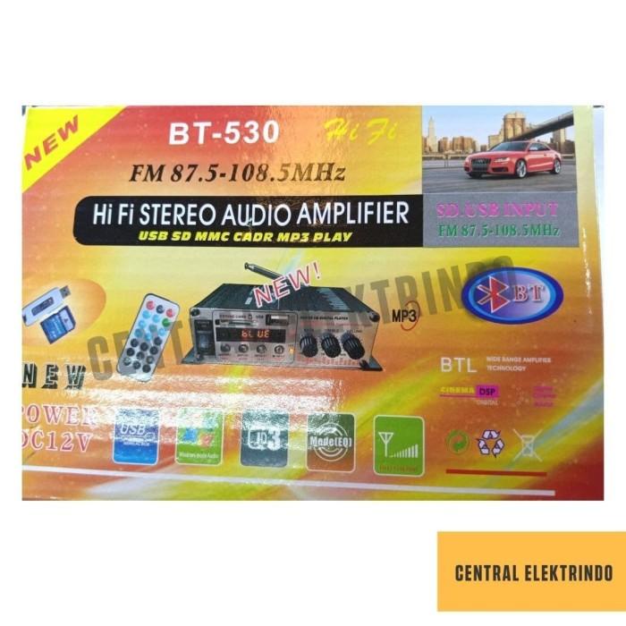 AMPLI MOBIL BLUETOOTH BT530 | AMPLIFIER MOBIL DC 12V NEW