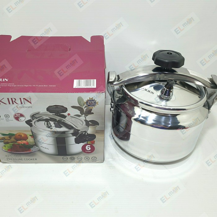 Panci Presto Kirin Pressure Cooker 6 Liter KPC060 KPC 060 6L Induksi