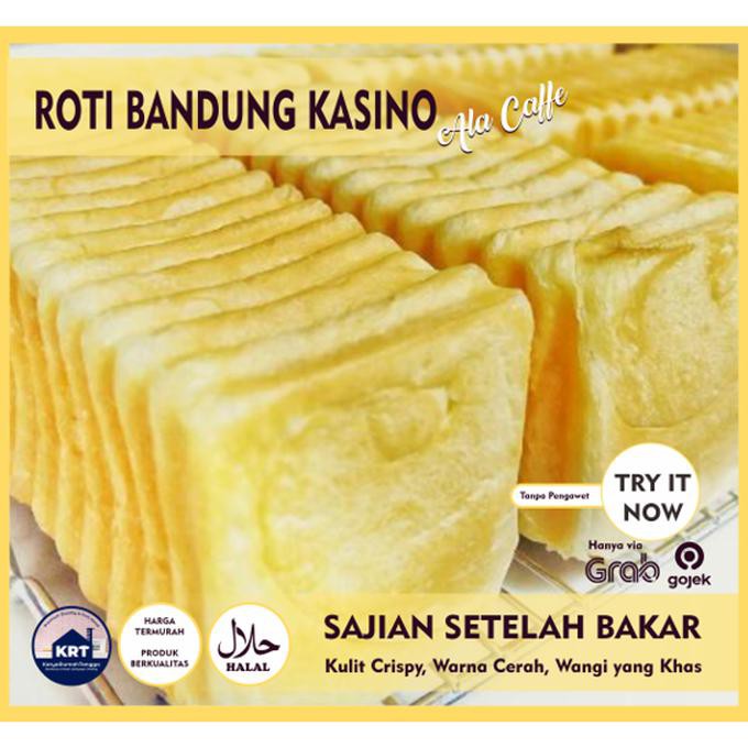 BEST SELLER MURAH Roti Tawar Bandung Berkualitas Lembut Texturnya / Roti Bakar Kasino