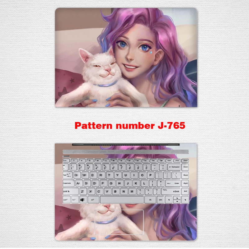 2pcs Stiker Pelindung Laptop UNIVERSAL Motif Kartun Bahan VINYL 12 13 14 15.6 Inch HP Probook440 Skin Probook430 LGBT Pride HP Probook450