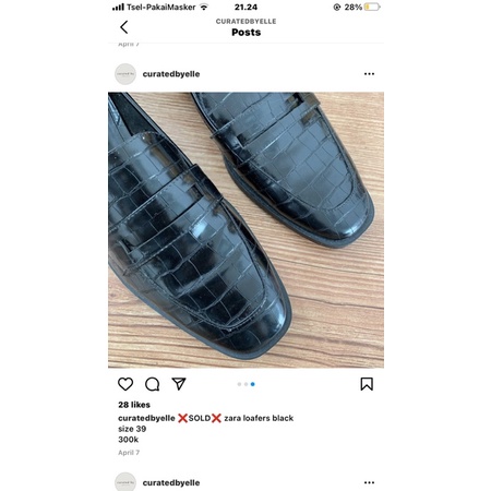 sepatu zara loafers black punya ka amelia elle zara shoes
