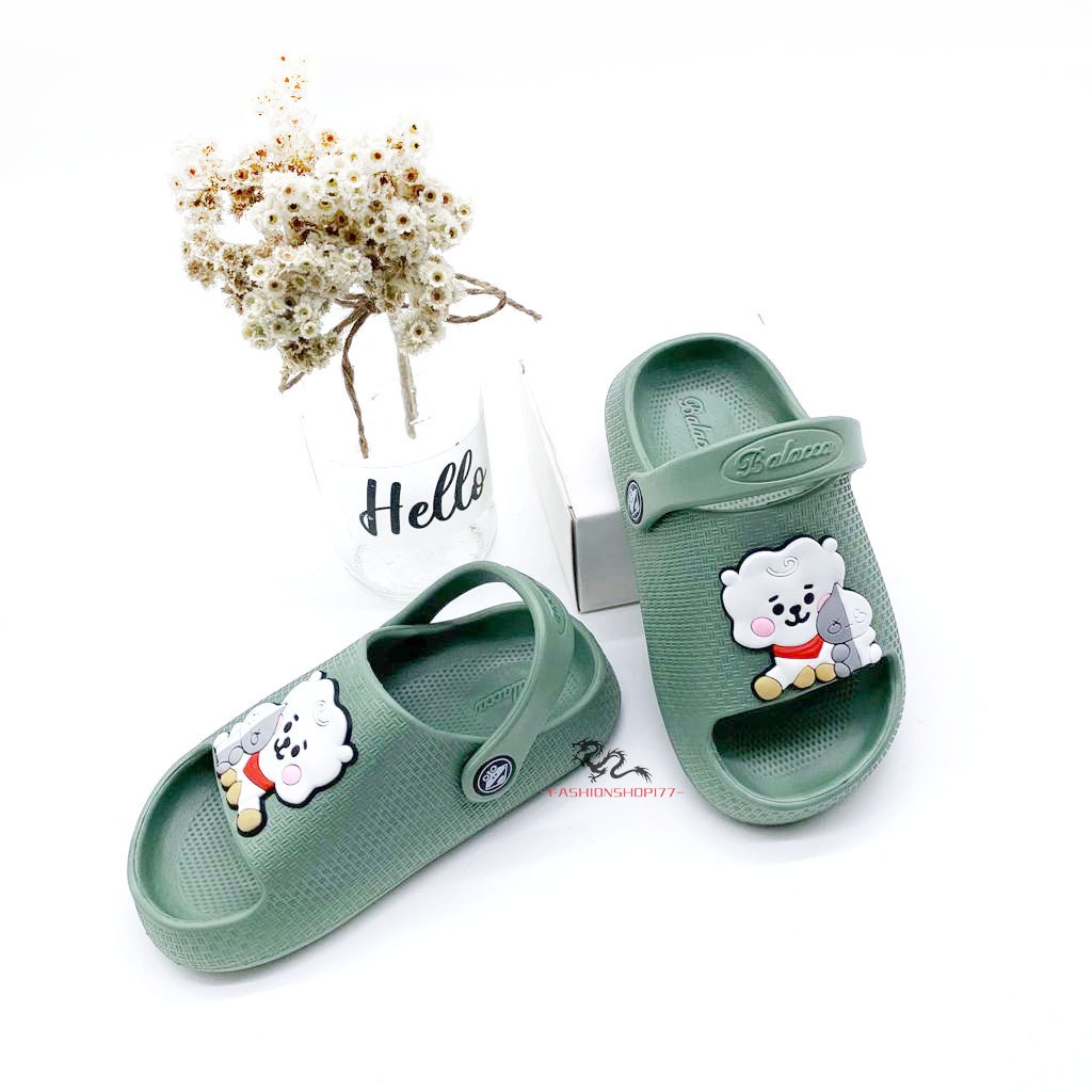 Sandal Anak Perempuan Sandal Selop Bahan Karet Motif Domba Lucu Terbaru UK.19-24