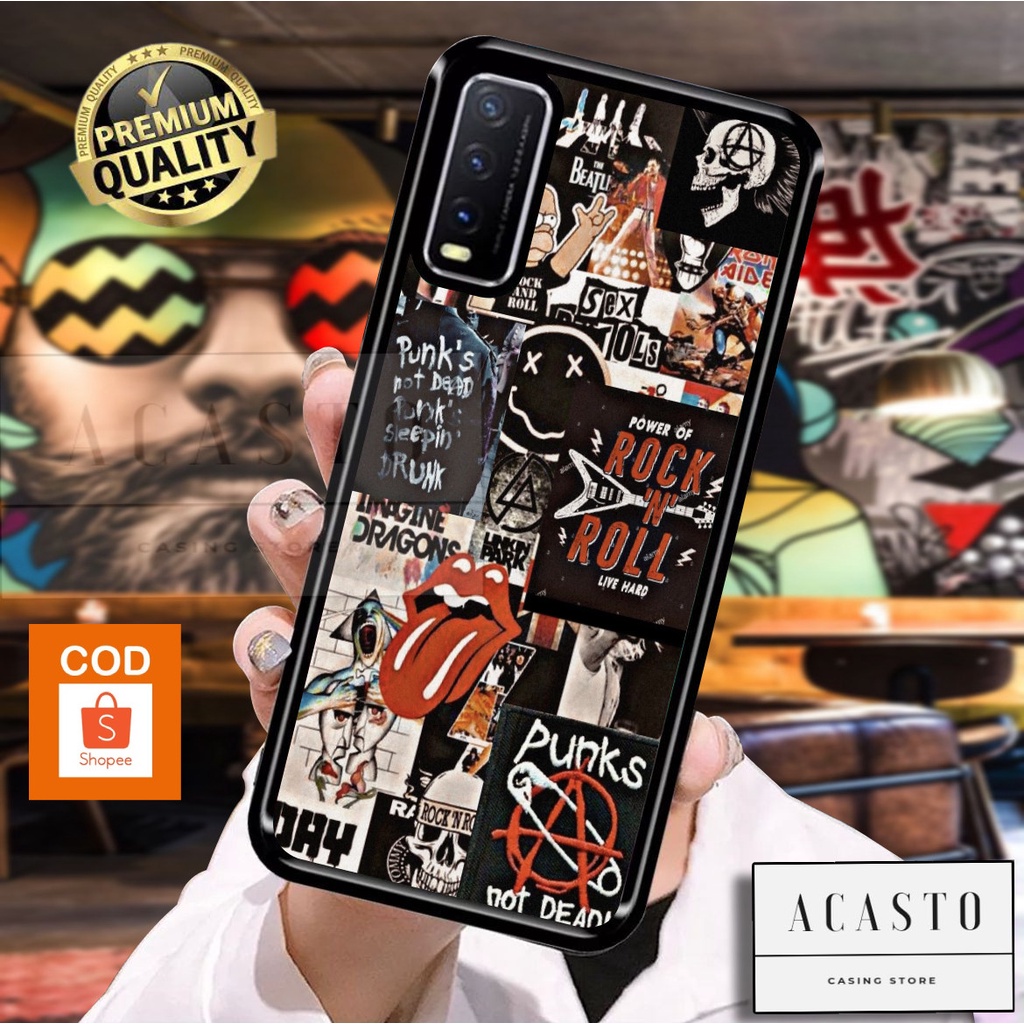 JAYACASTO Case Vivo Y12s/ Y20/ Y20s/ Y20i motif fashion gambar grafity grafis art theme 005 unik ker