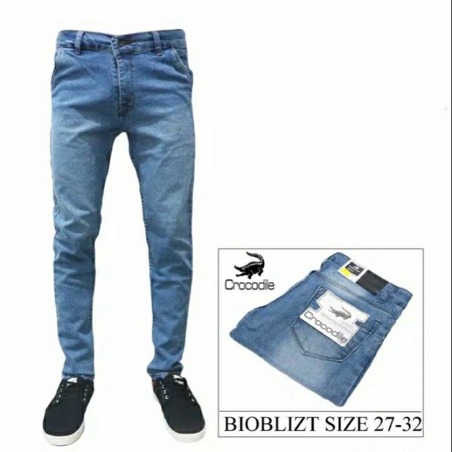 Celana jeans pensil pria Size 27-32