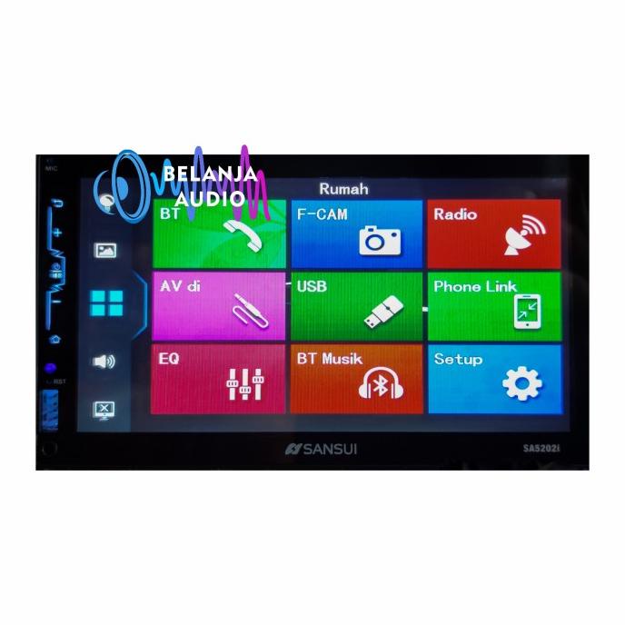 Head Unit Double Din Deckles Deckless Sansui Sa5202I Sa 5202I