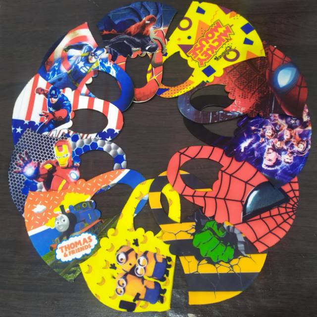 Masker kain scuba anak bahan scuba print tebal masker korea anak