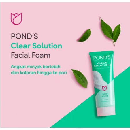 POND'S CLEAR SOLUTION FACIAL SCRUB 50 GR - 100 GR