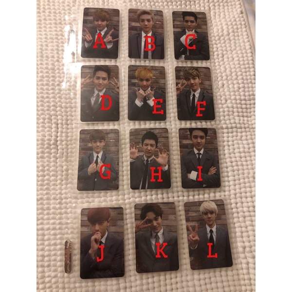 EXO - OFFICIAL RARE LIMITED PHOTOCARD PC (GROWL ALBUM)