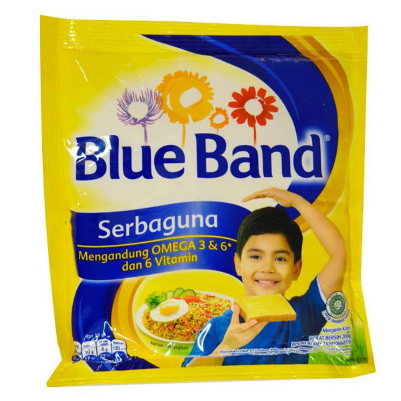 

MENTEGA BLUE BAND 200 GRAM SERBAGUNA BLUEBAND MARGARINE MARGARIN