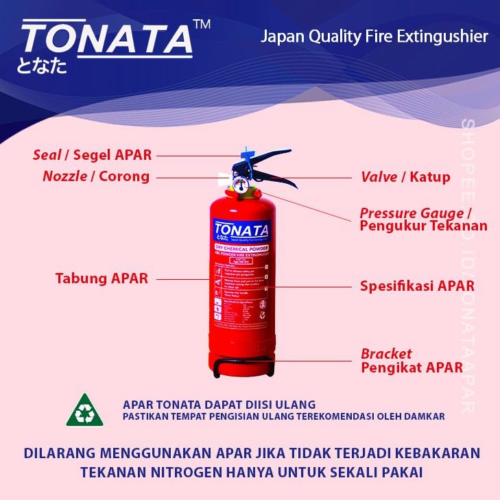 APAR 1KG TONATA / FOAM 1 KG / Set Komplit