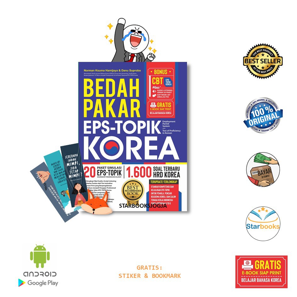 BESTSELLER BUKU BEDAH PAKAR EPS-TOPIK KOREA BONUS CBT - FORUM