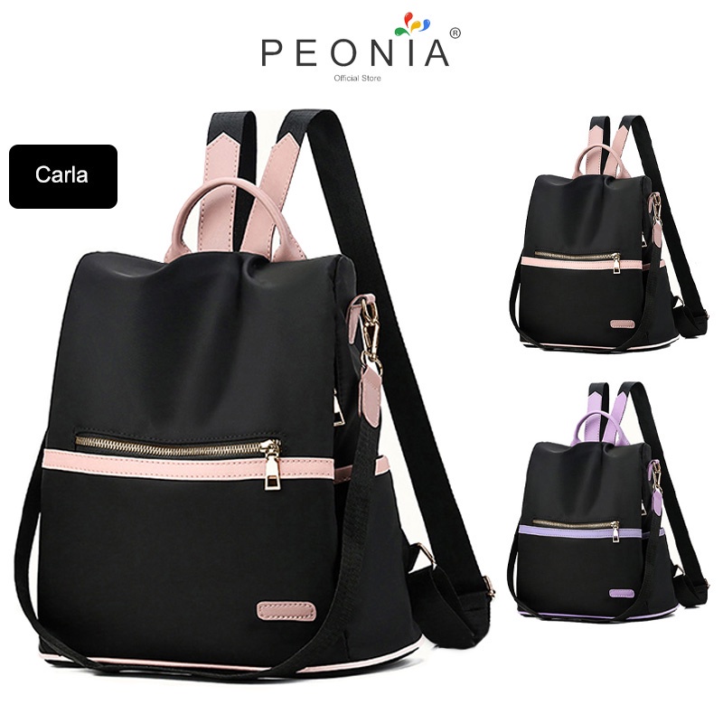 Tas Gendong Wanita Fashionn Ala Korea Murah Bangettt Backpack Ss947 Abg Remaja Import Korea Bahan Pe