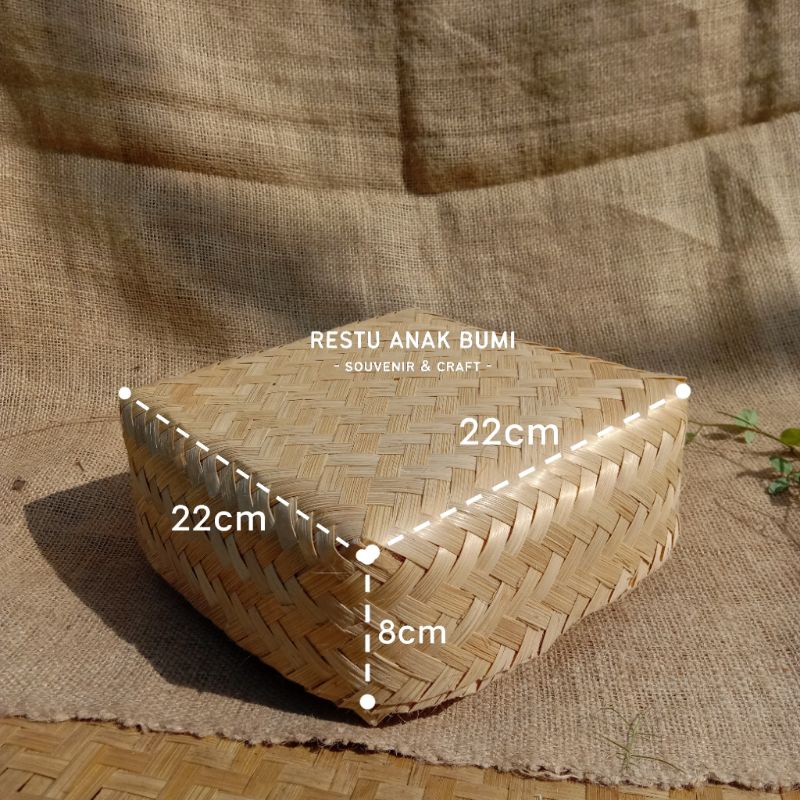 

Promo Besek Bambu Satuan 22cm|Food Box|Snack|Wadah Sokase Kue|Tempat Hantaran|Saji|Makanan|Hampers