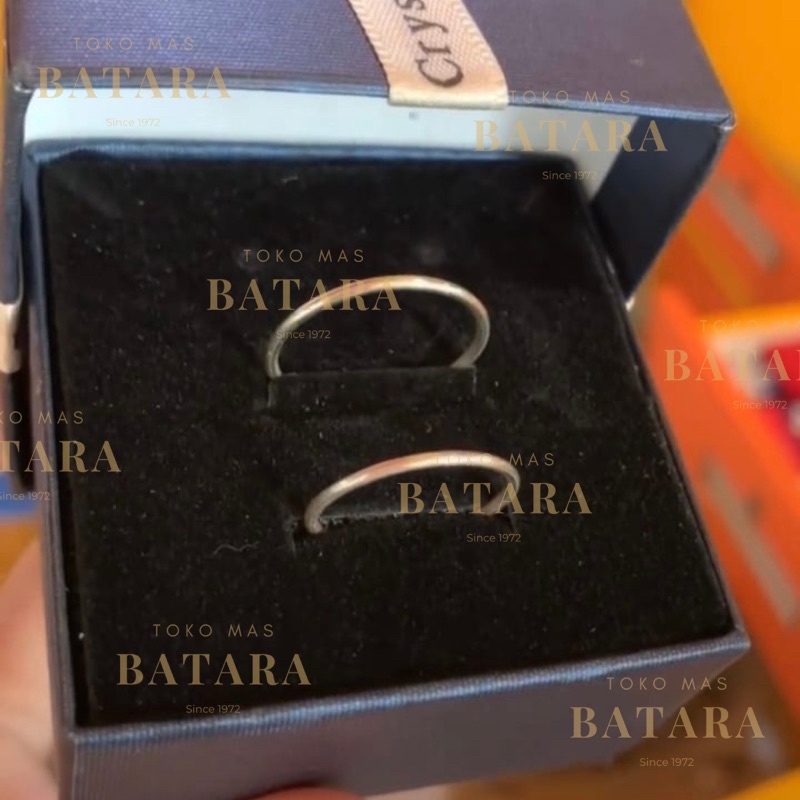 Cincin Ring Polos PERAK Asli 100% Handmade Custom