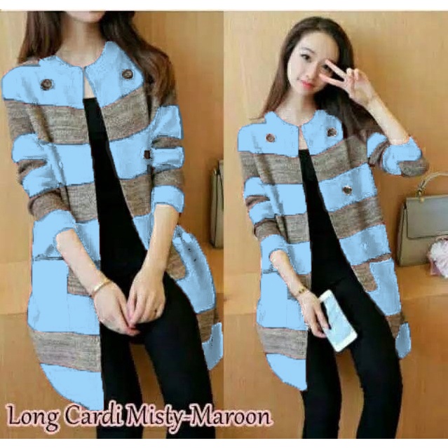 VGN LONG CARDY MISTY / CARDY WANITA / CARDINGAN TERLARIS / CARDINGAN KEKINIAN / FASHION WANITA