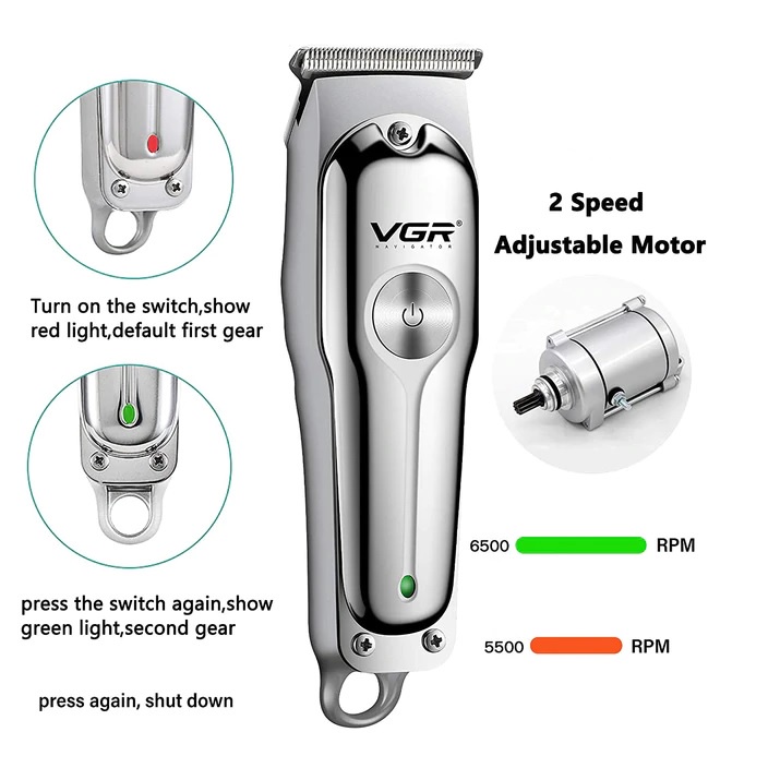 VOYAGER VGR V-071 - Professional Electric Hair Trimmer - Alat Pencukur Rambut Elektrik Pria Masa Kini