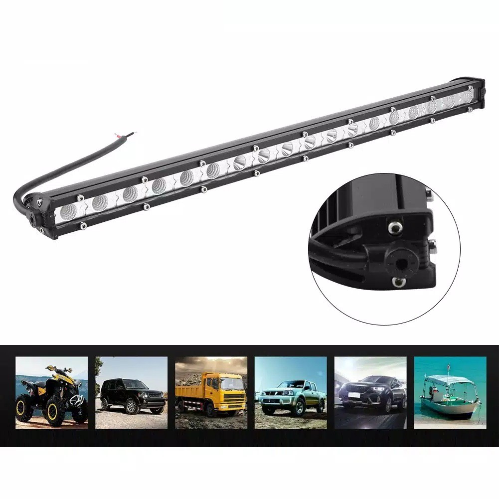 Lampu Tembak Sorot LED Bar Cree 54Watt Singel Row 54Cm