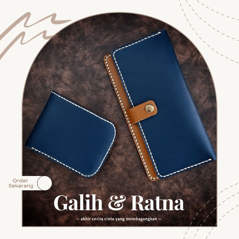 Dompet Kulit Asli Pria Wanita / Dompet Couple