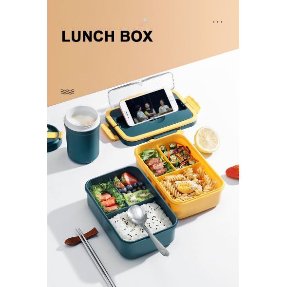 Bento Lunch Box Simple 2 Sekat