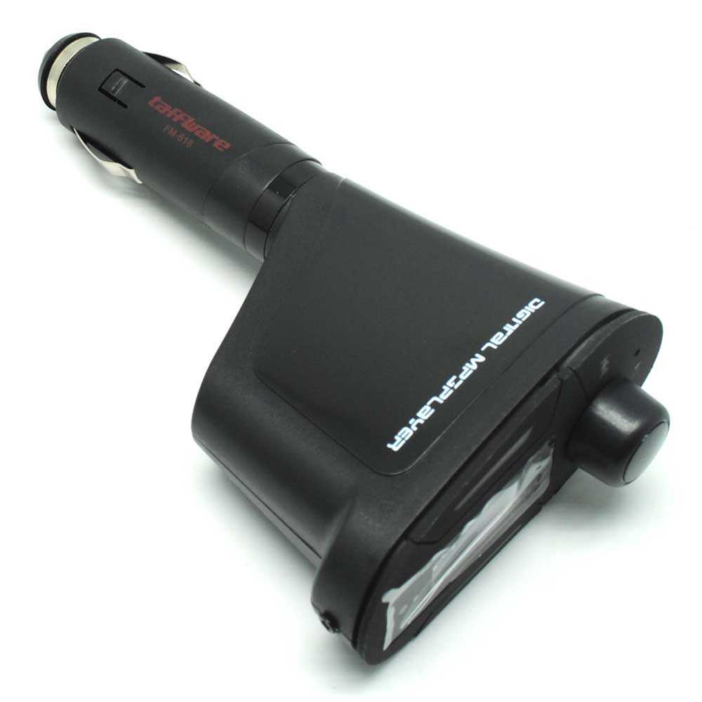 Taffware Car Kit MP3 Player FM Transmitter + USB SD Card Slot - FM-618-Hitam