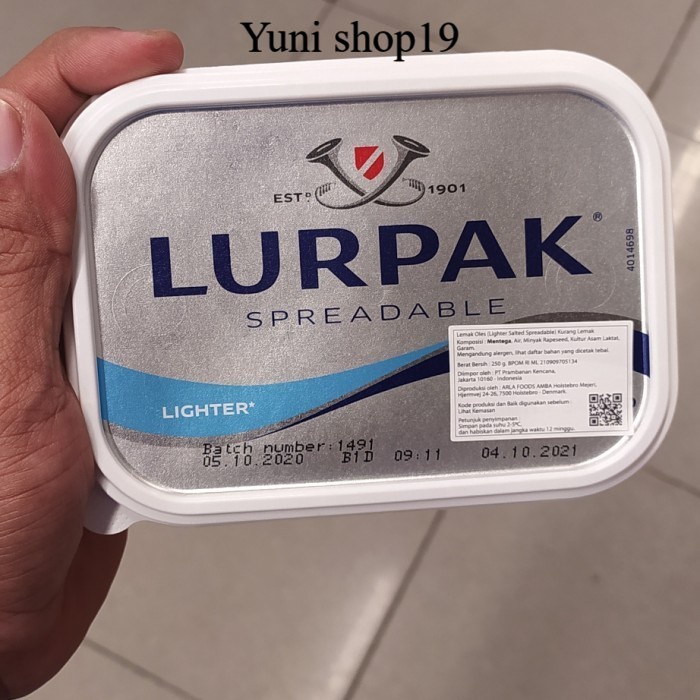 

lurpak butter light spread 250g