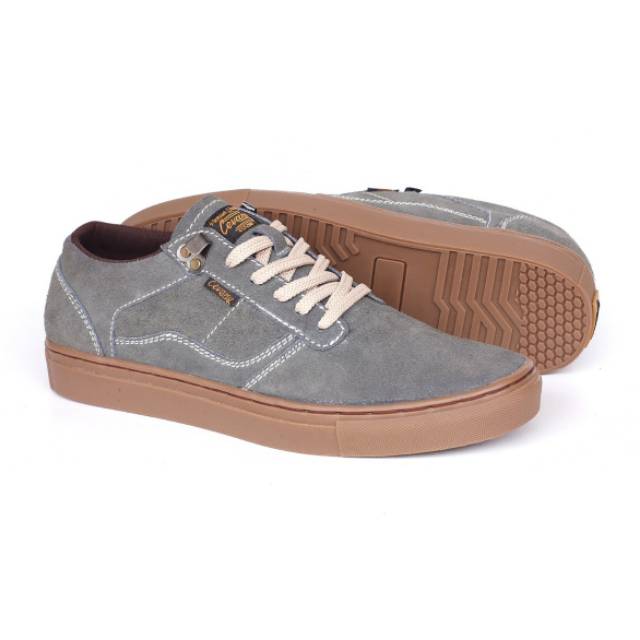 Sepatu Lokal Shoes Local Pride Cevany Gordon Low Cut Grey Gum