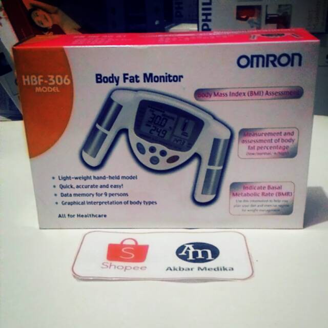 Holistic Store Body Fat Monitoring Merk OMRON HBF-306 Alat Ukur Kadar Lemak alat kesehatan